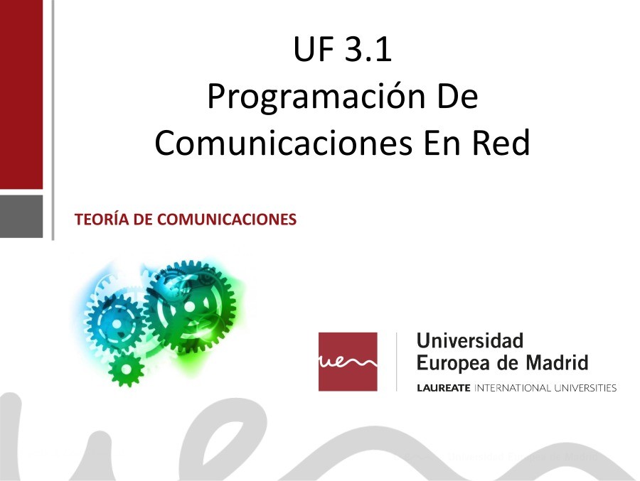 Imágen de pdf UF 3.1 Programación De Comunicaciones En Red